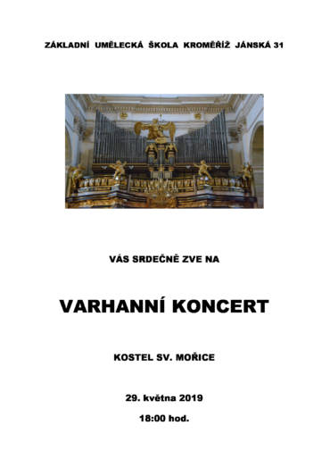 Varhanní koncert