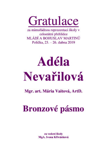 Mládí a Bohuslav Martinů Polička
