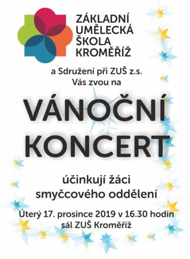 Vánoční koncert smyčcového oddělení