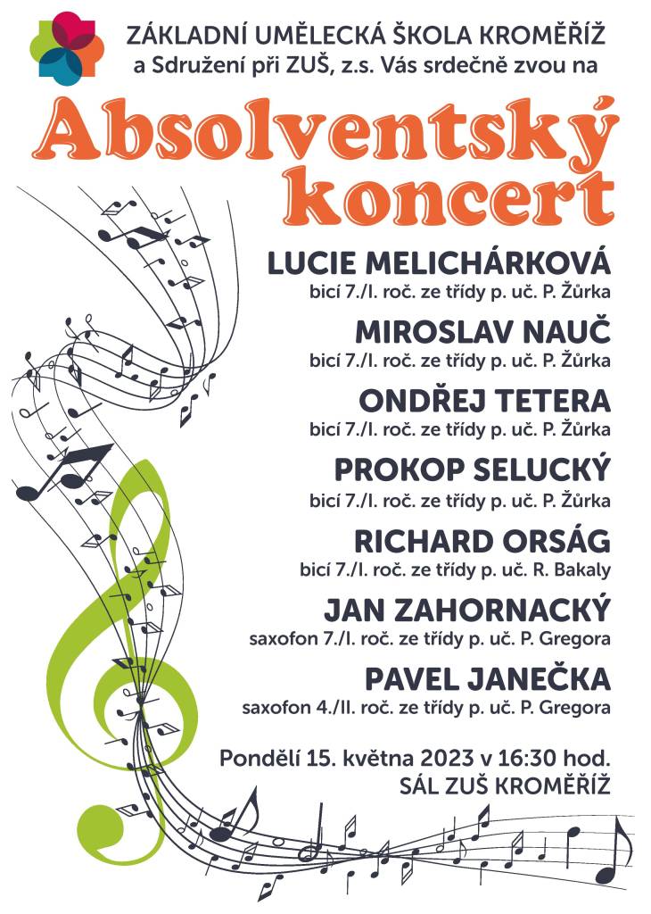 Pozvánka na absolventský koncert