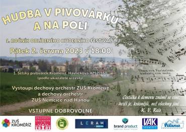 Pozvánka na festival HUDBA V PIVOVÁRKU A NA POLI