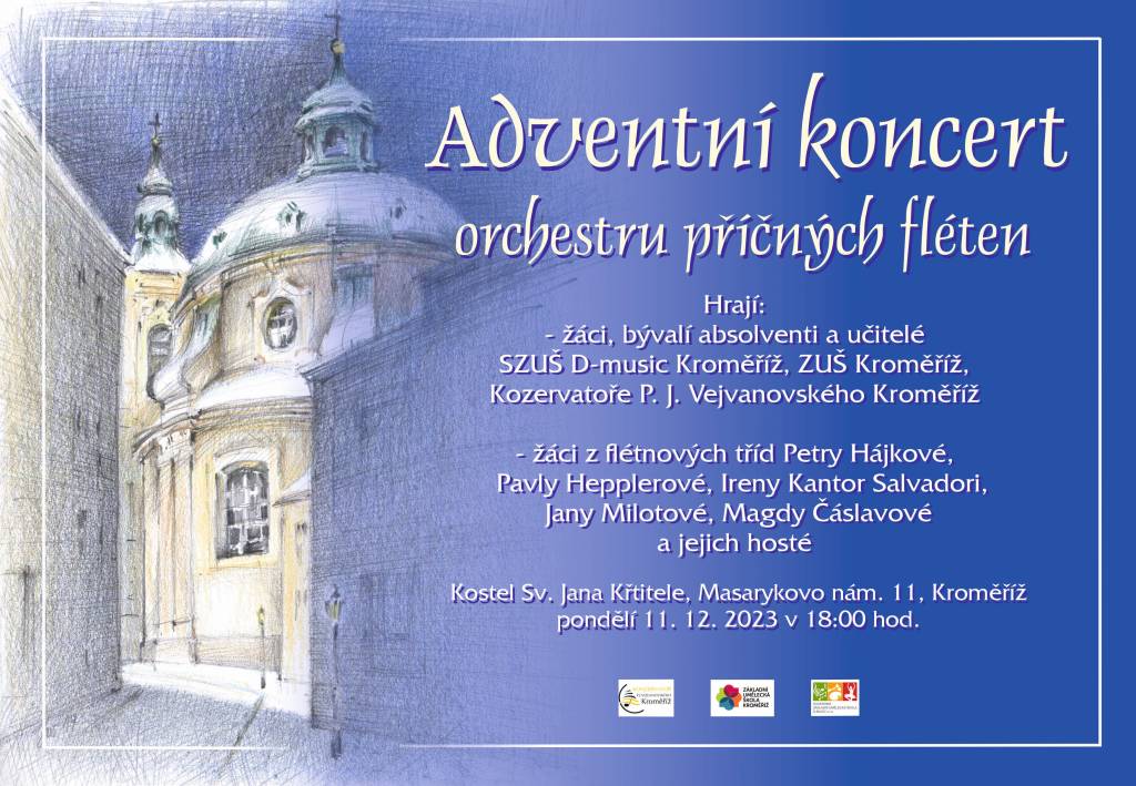 Adventní koncert orchestru příčných fléten
