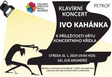 Klavírní koncert Ivo Kahánka