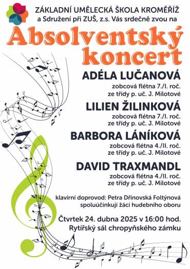 Absolventský koncert (pobočka Chropyně)