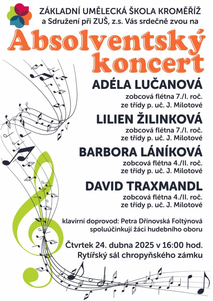 Absolventský koncert (pobočka Chropyně)