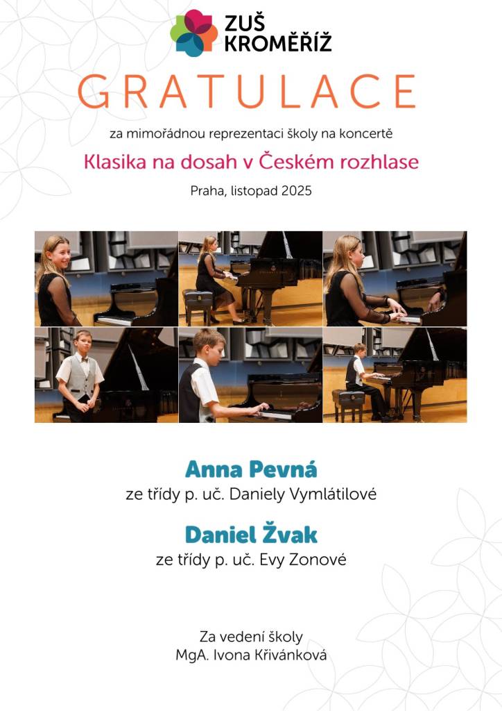 koncert Klasika na dosah