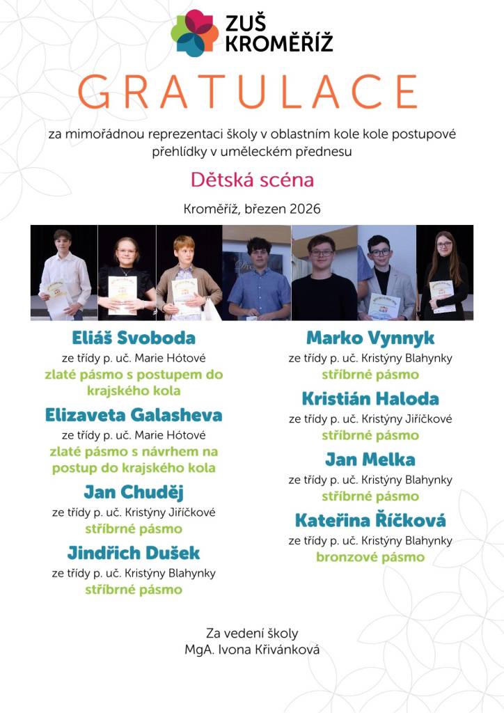 Dětská scéna 2026