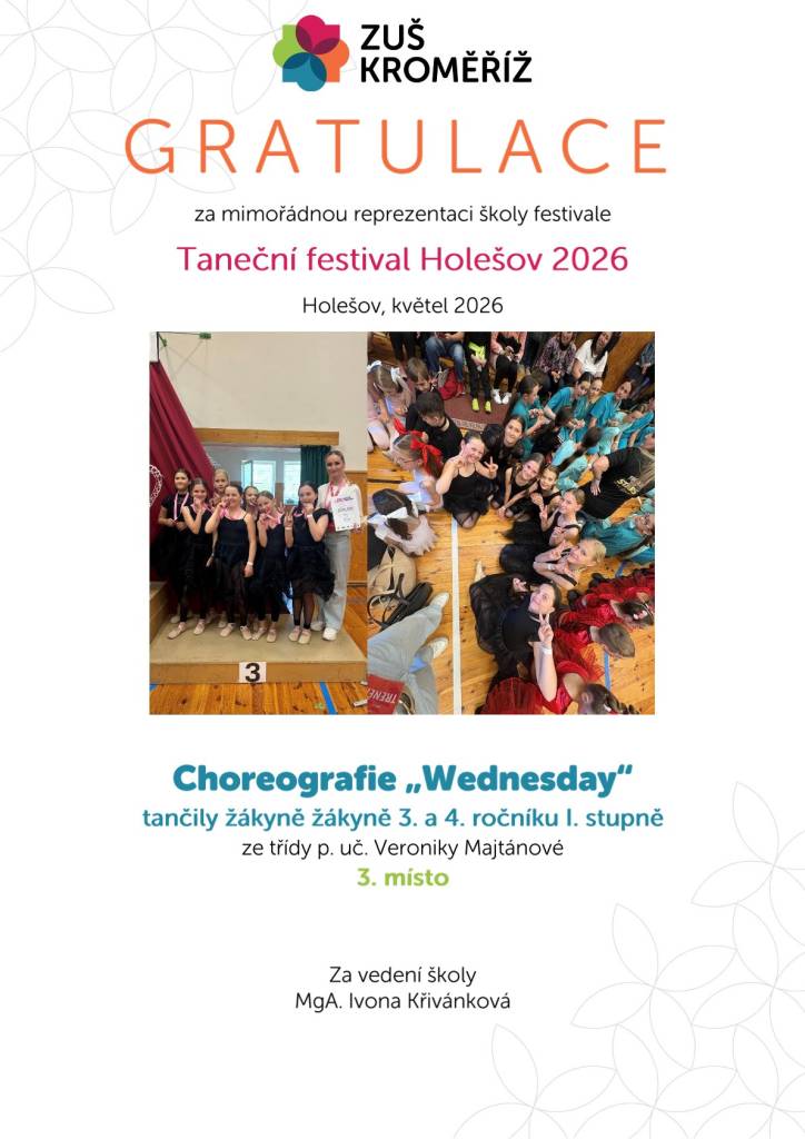 Taneční festival Holešov 2026