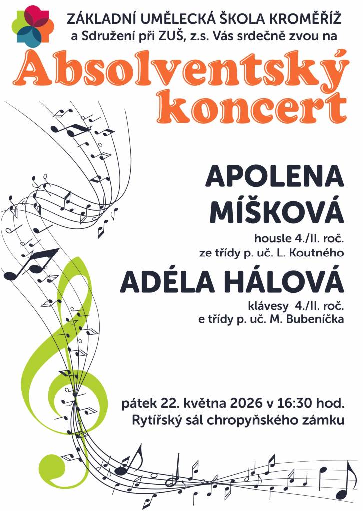 Absolventský koncert (pobočka Chropyně)