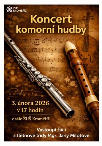 Koncert komorní hudby 3. 2. 2026